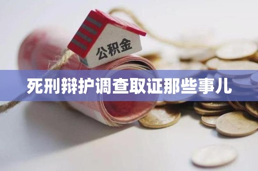 南长死刑辩护调查取证那些事儿