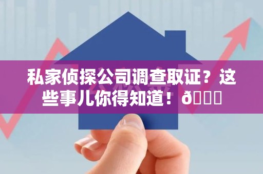 南长私家侦探公司调查取证？这些事儿你得知道！😎